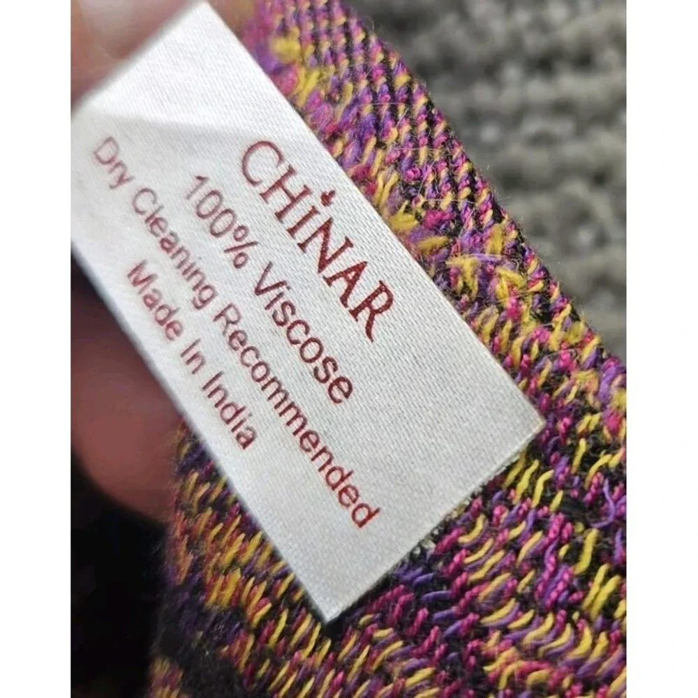 NWT Alpaca Connection scarf natural fiber garment hypoallergenic floral‎ print